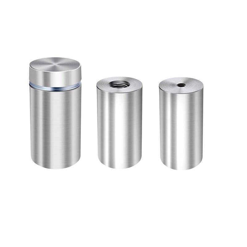 Osring 3/4 x 2 Inch Sign Standoff Screw Hardware, Stainless Steel Standoffs Wall Mounting Acrylic Board, Glass Panel and Plexiglass Picture, 8 Pack - Image 4